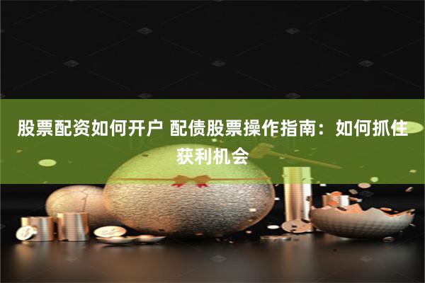 股票配资如何开户 配债股票操作指南：如何抓住获利机会